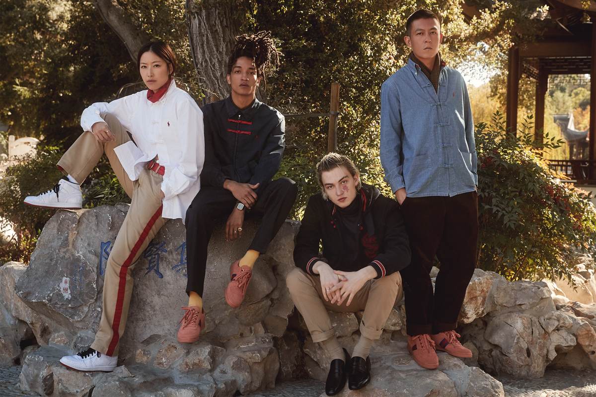 Polo clot court suede sneaker Clearance