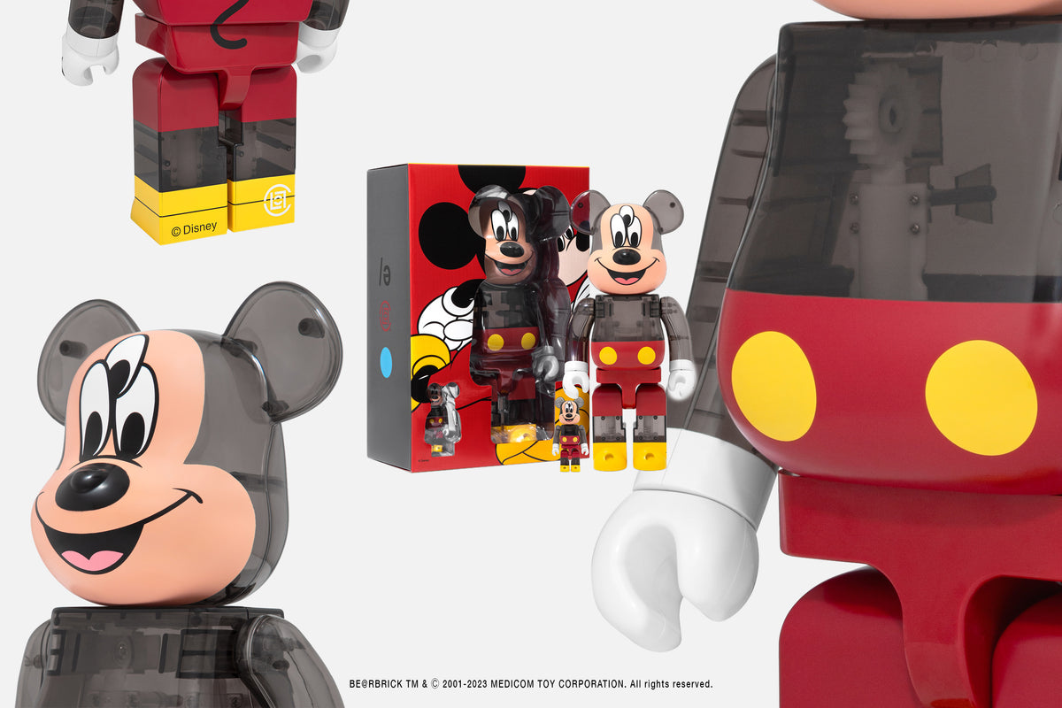 BE@RBRICK  MICKEY MOUSE (B&W 2020 Ver.)
