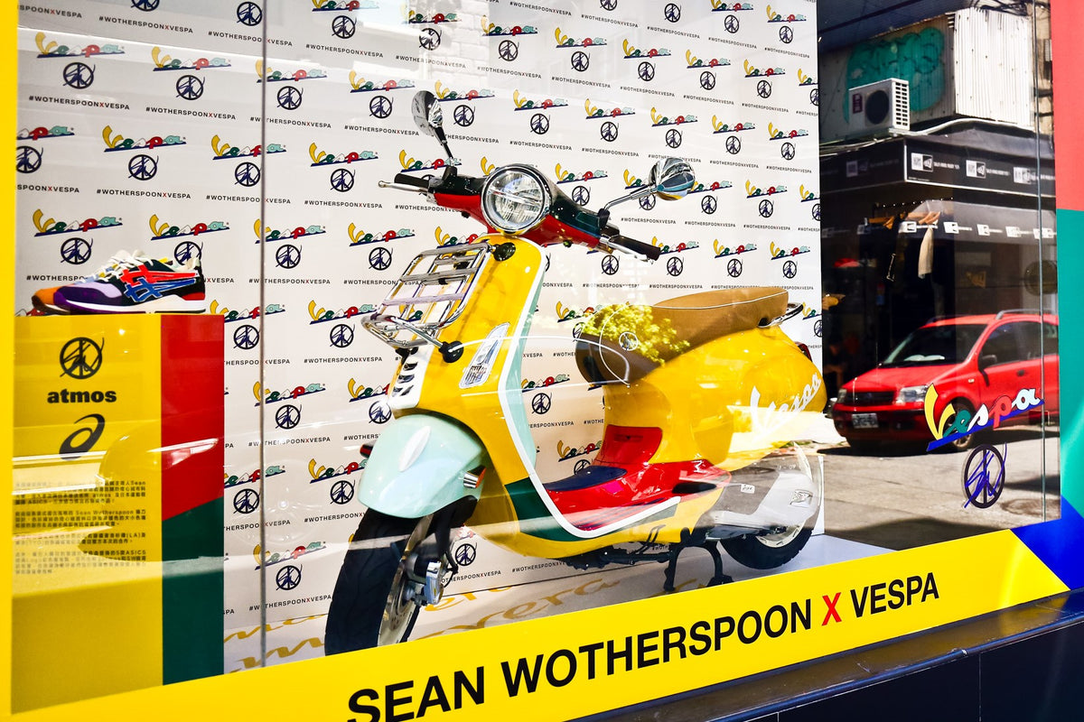 Vespa's Sean Wotherspoon Primavera exhibit at JUICE Taipei