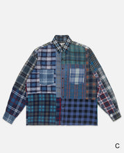 Straight Hem Flannel Shirt (Multi)