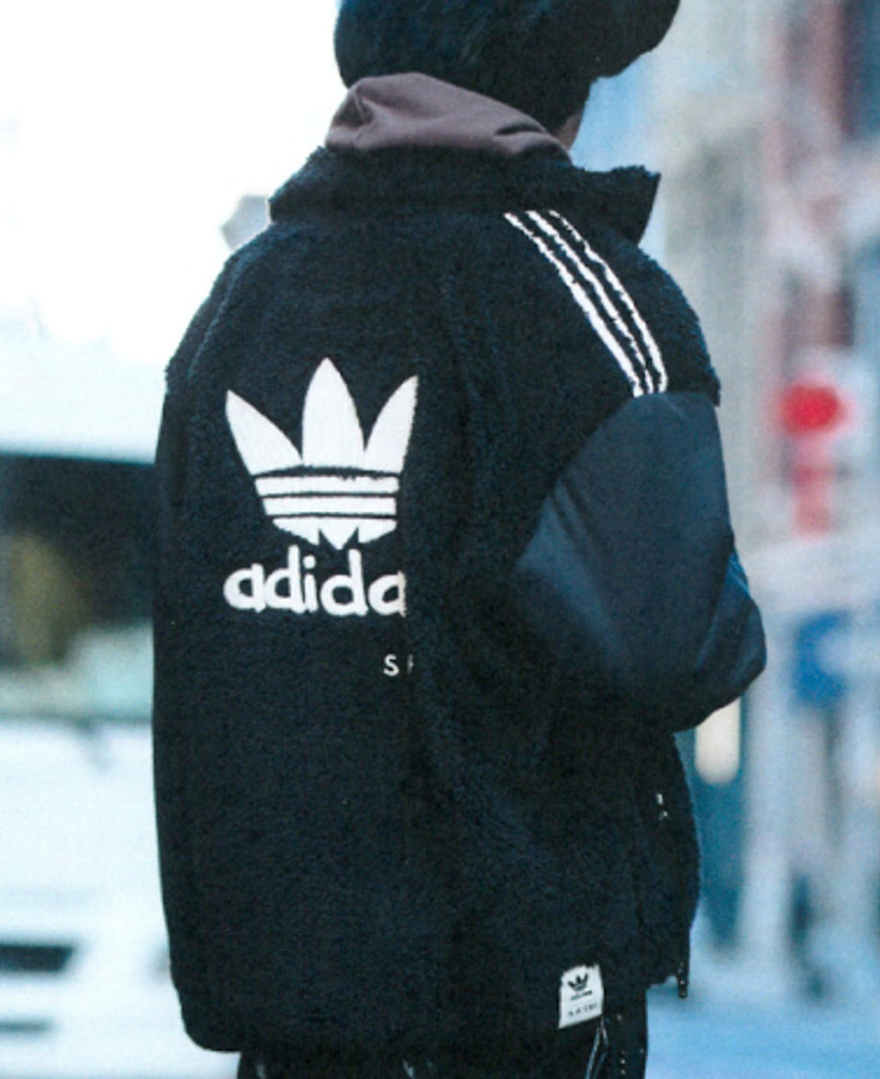 adidas x S.F.T.M. Fleece Jacket Black JUICESTORE