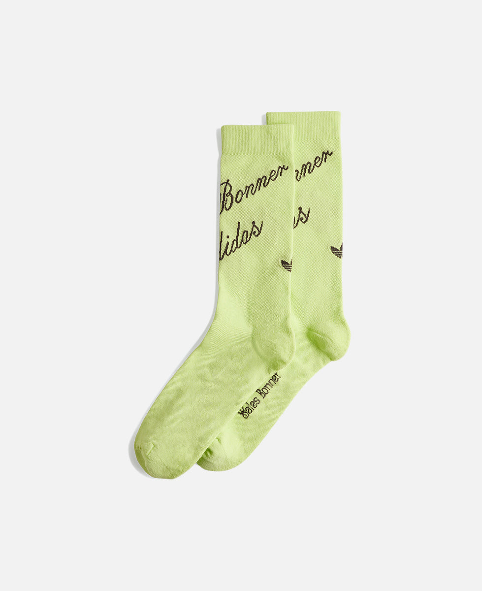 Adidas X Wales Bonner Short Socks Lime JUICESTORE adidas-x-wales-bonner-short-socks-lime-juicestore