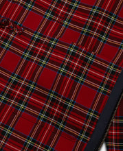 Chinese Plaid Jacket (Red)