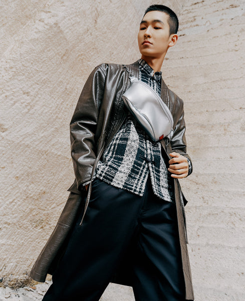 ガウンコート cos kimono sleeve coat COS Kimono Coat With Side Tie in Blue | Lyst