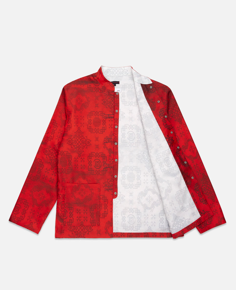 CLOT Printed Silk Shirt Red JUICESTORE clot-printed-silk-shirt-red-juicestore