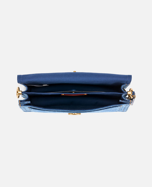 CLOT x COACH - Maxi Sig C Denim Tabby Shoulder Bag 26 (Indigo