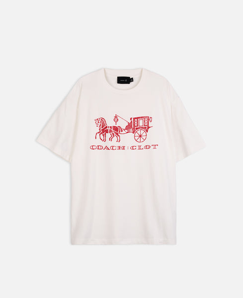 CLOT x COACH - Relaxed Horse And Carriage T-Shirt (White) – JUICESTORE
