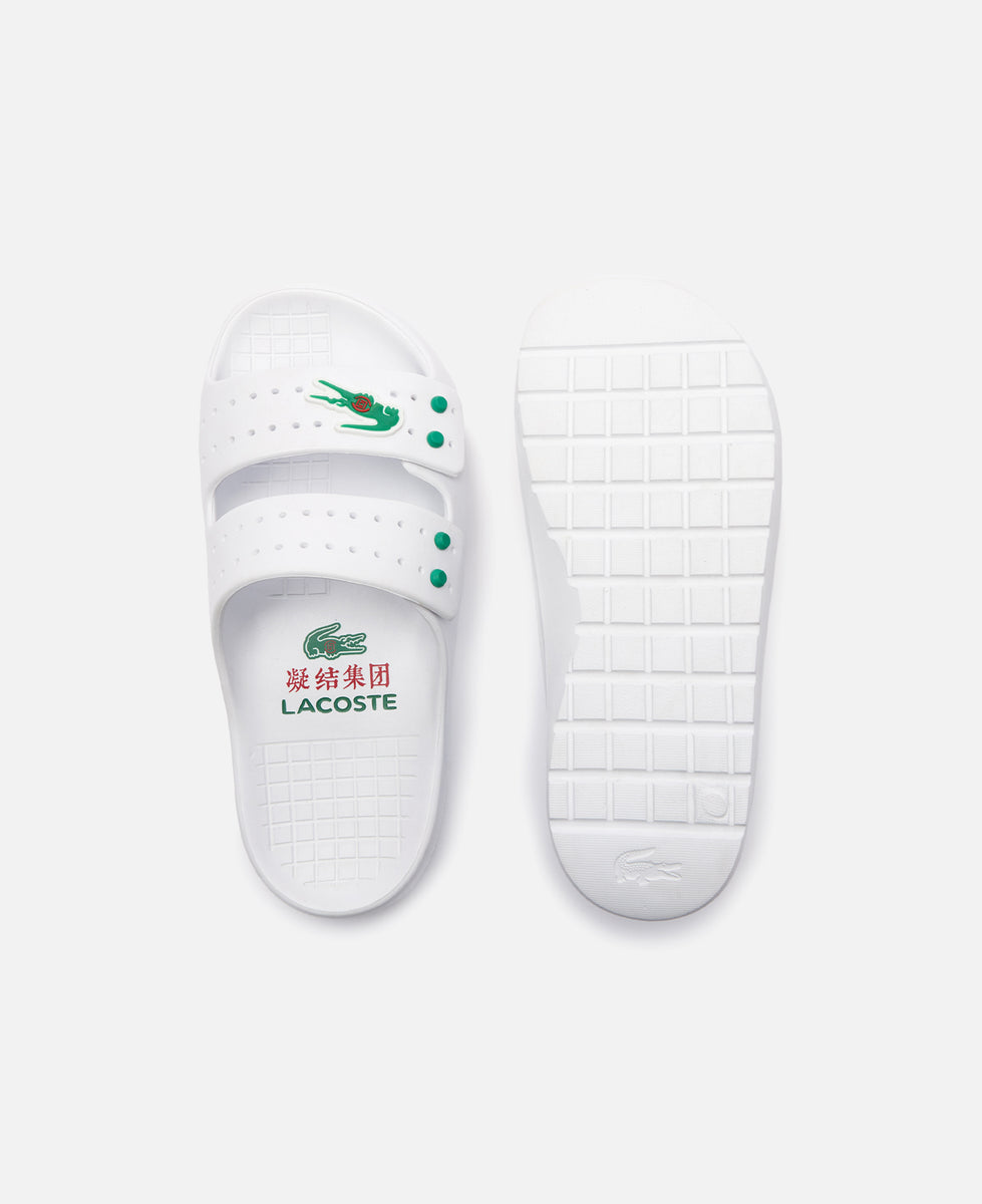 CLOT x LACOSTE Serve Strap Slippers (White) – JUICESTORE
