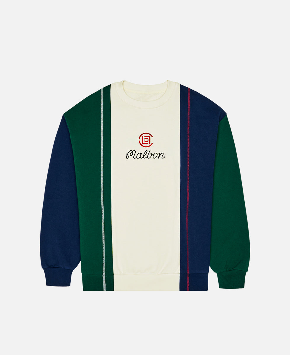 【入手困難/完売品】MALBON X WDS CREW SWEAT L MALBON GOLF X WDS CREW NECK SWEAT