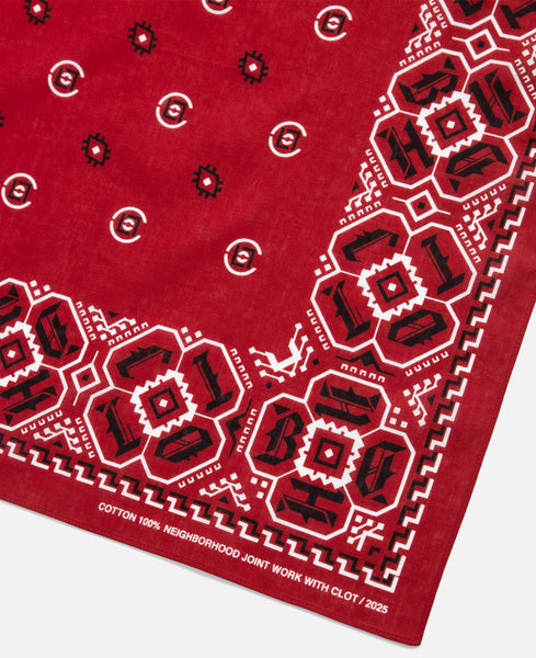 CLOT x NEIGHBORHOOD - Bandana (Red) – JUICESTORE