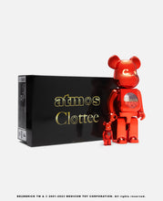 Be@rbrick  CLOTTEE x atmos 100% & 400% Set (Red)