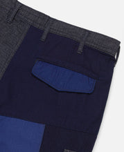 Patch Cargo Shorts (Blue)