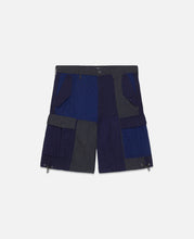 Patch Cargo Shorts (Blue)