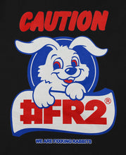 Caution Rabbit Hoodie (Black)