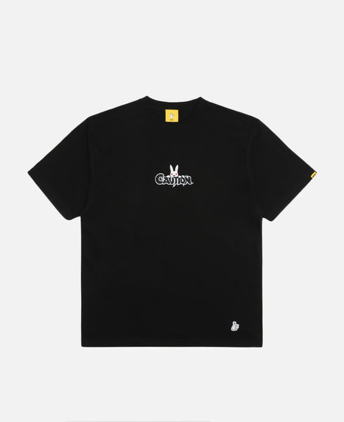 FR2 - Caution Rabbit T-Shirt (Black) – JUICESTORE
