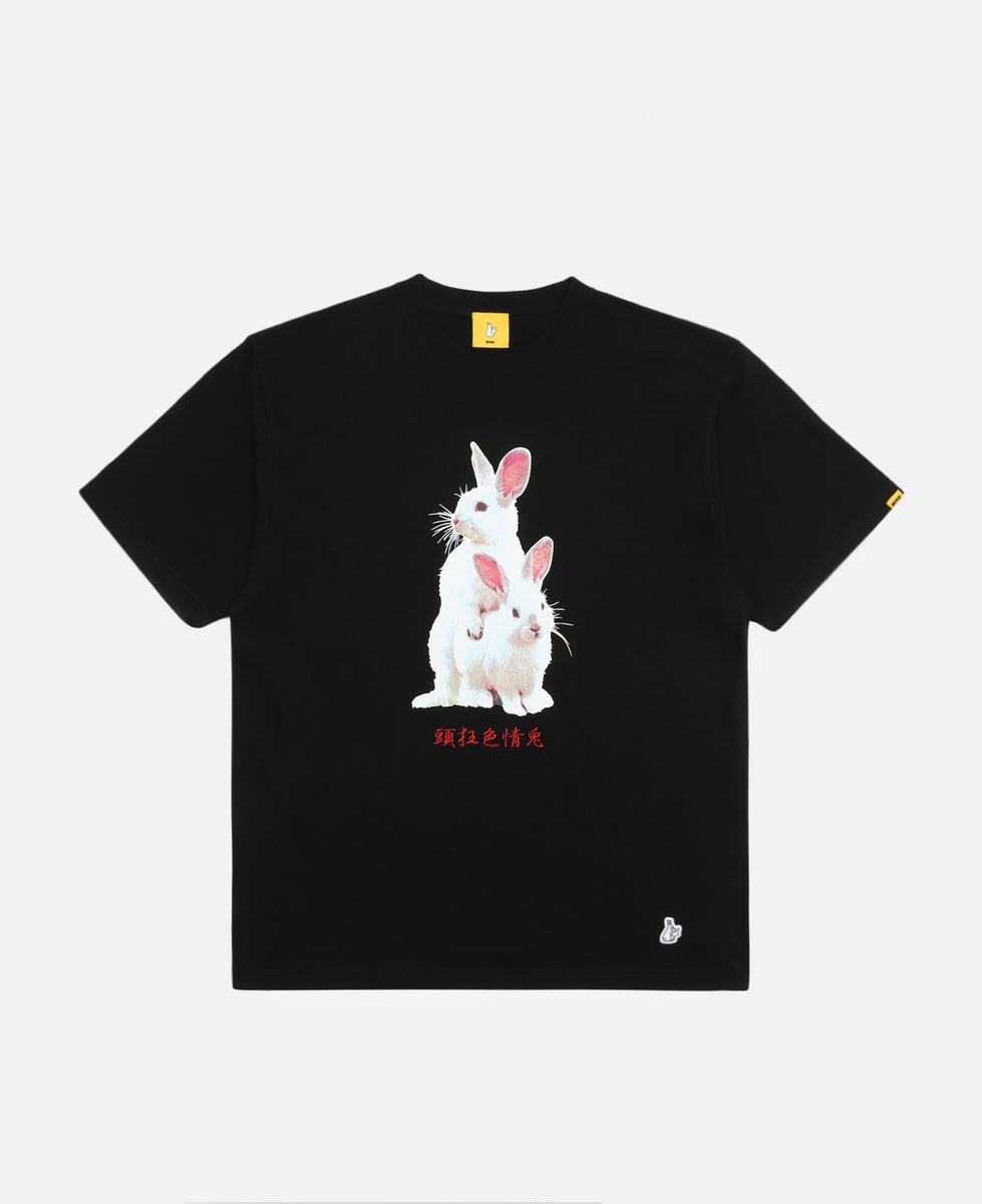 FR2 - Fxxking Rabbits Photo T-Shirt (Black) – JUICESTORE