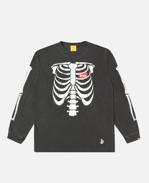 FR2 - Bone Garment Dye L/S T-Shirt (Black) – JUICESTORE