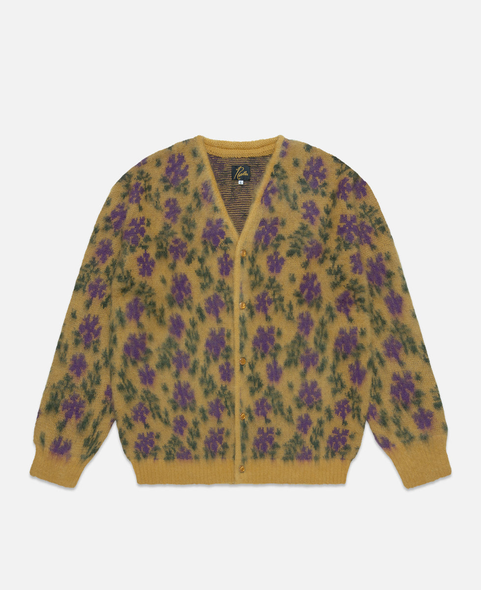 Needles - Mohair Cardigan - Flower (Yellow) – JUICESTORE