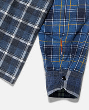 Straight Hem Flannel Shirt (Multi)