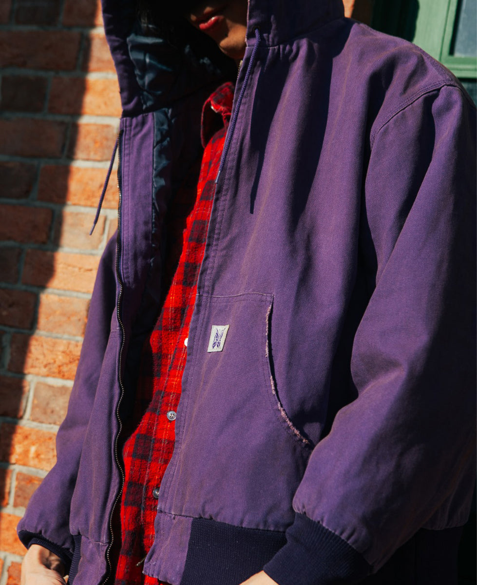 Needles - Zipped Work Hoodie (Purple) – JUICESTORE
