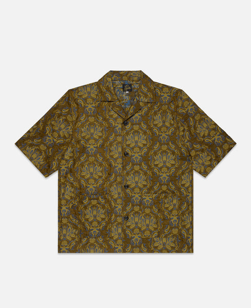 NEEDLES 　ニードルズ　Cabana Shirt Needles x Kae Tanaka - Cabana Shirt (Brown) – JUICESTORE
