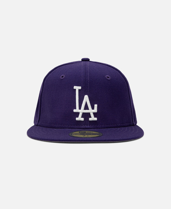 Los Angeles Dodgers MLB Royal Purple 59Fifty Cerrada (Purple)