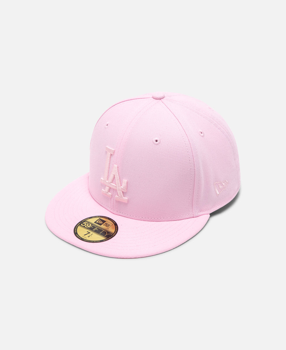 Sakura Los Angeles Dodgers Cooperstown Lava Red Undervisor Pink 59Fifty Cap  (Pink)