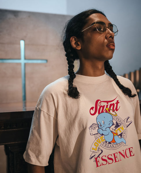 Saint Michael - Baby Michael T-Shirt (White) – JUICESTORE
