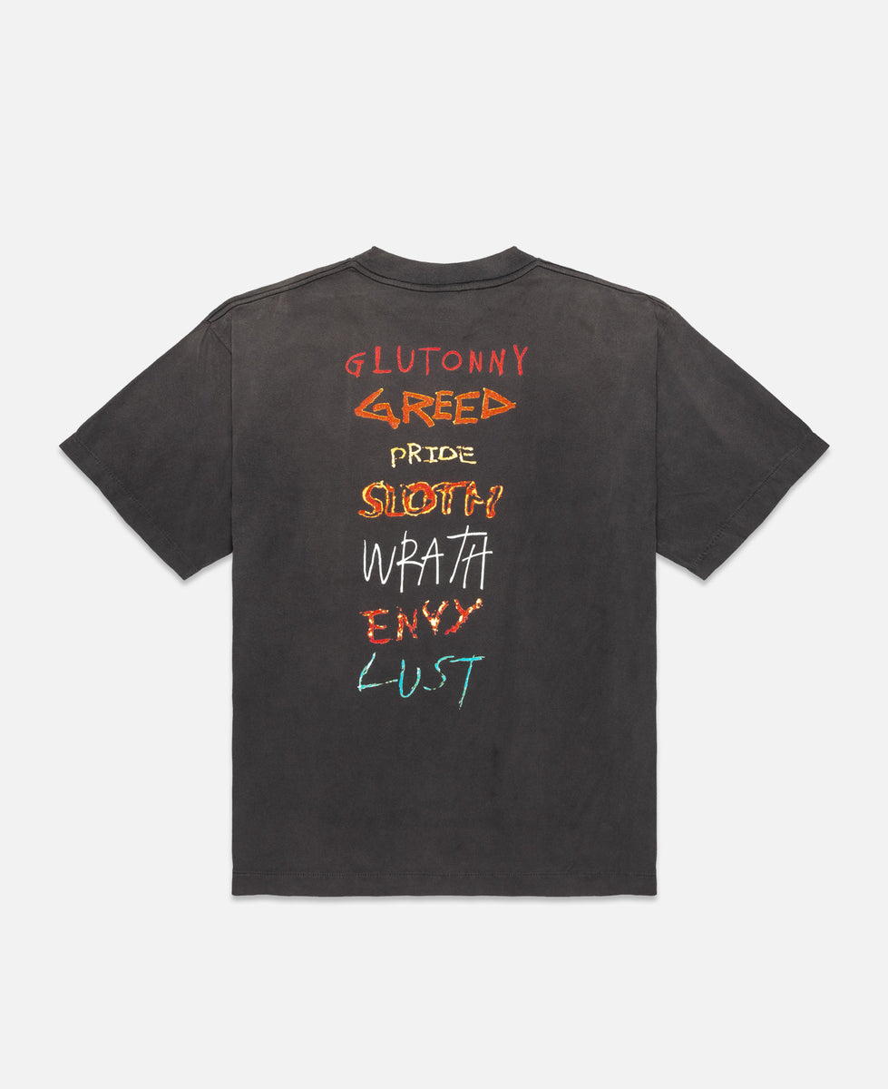 トップス Saint Mxxxxxx mx6 seven deadly L Saint Michael - Seven Deadly T-Shirt (Grey) – JUICESTORE