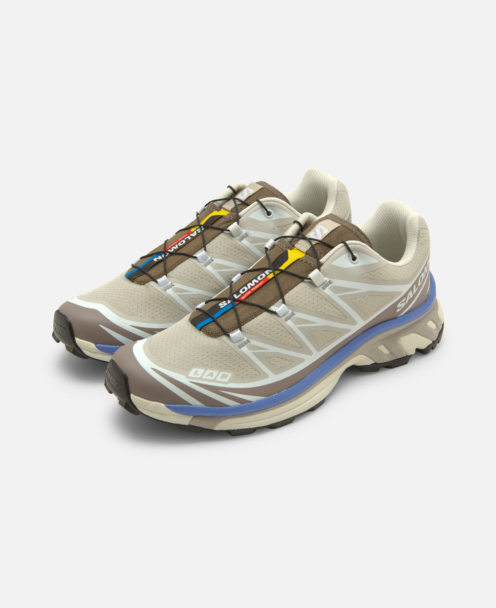 【送料&関税込】Salomon xt-6 S/lab Silver Sneakers With Draw Salomon xt-6 S/lab Silver Sneakers With Drawstring In Mesh