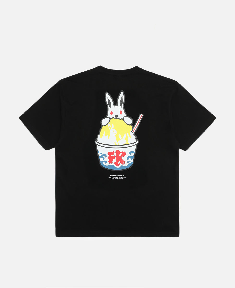 FR2 - Shaved Ice Rabbit T-Shirt (Black) – JUICESTORE