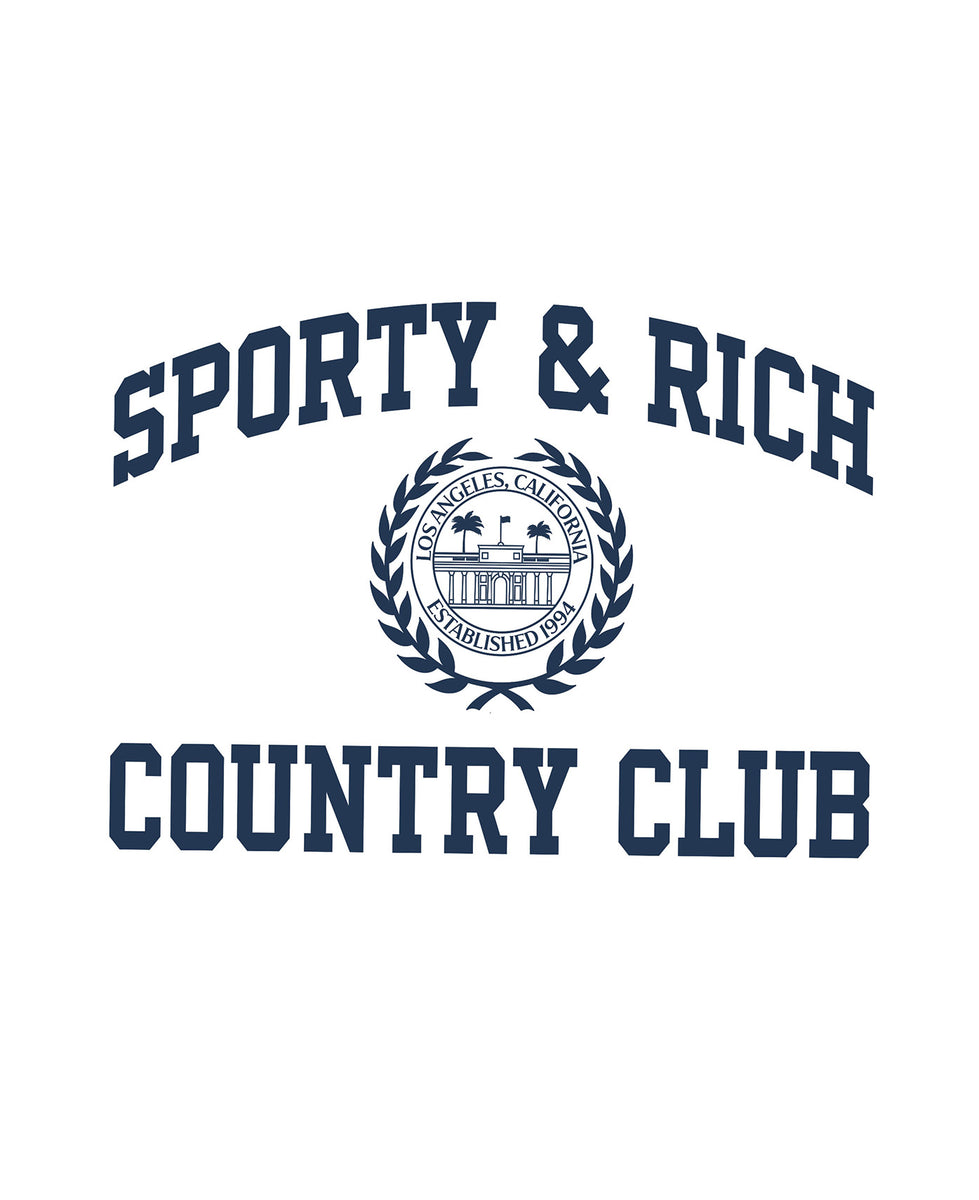 【SPORTY & RICH】 VARSITY CREST T-SHIRT(送料無料） Sporty & Rich - Varsity Crest T-Shirt | HBX - Globally