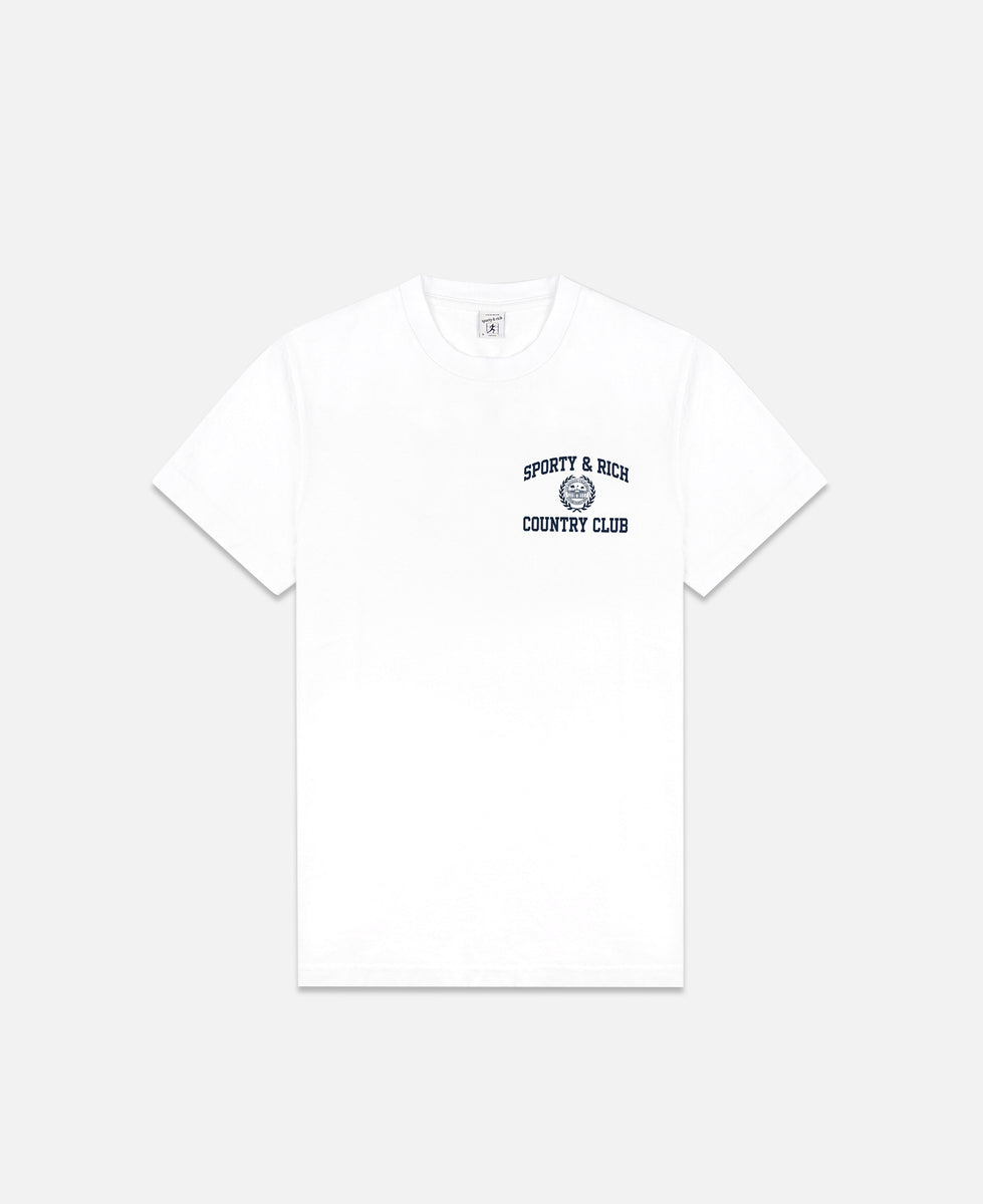 KITH - Sporty &amp; Rich Varsity Crest Tシャツ Sporty & Rich - Varsity Crest T-Shirt | HBX - Globally
