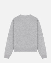 Vendome Script Cashmere Crewneck (Grey)
