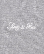 Vendome Script Cashmere Crewneck (Grey)