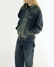 Washed Carpenter Jacket (Blue)