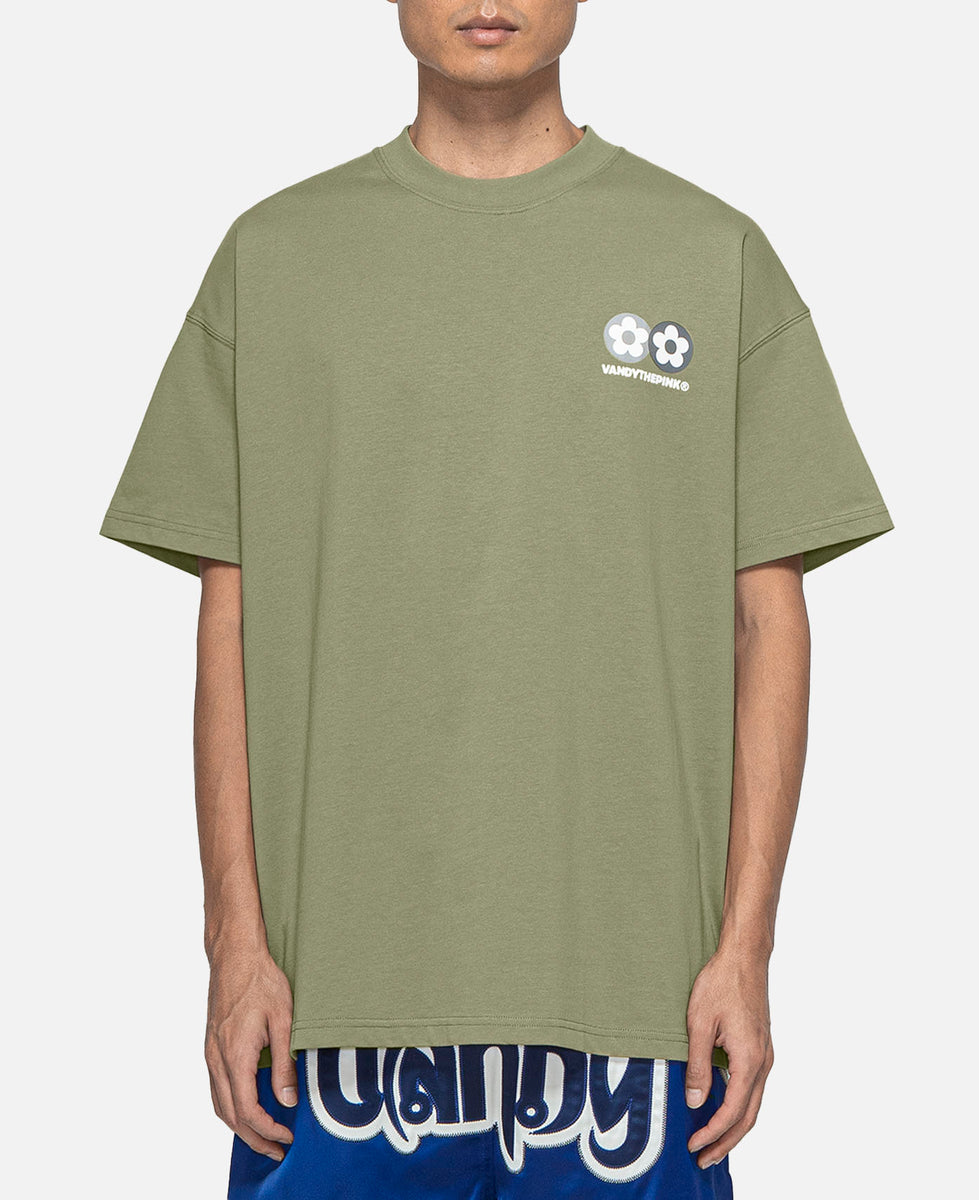 Classic Flower T-Shirt (Olive)