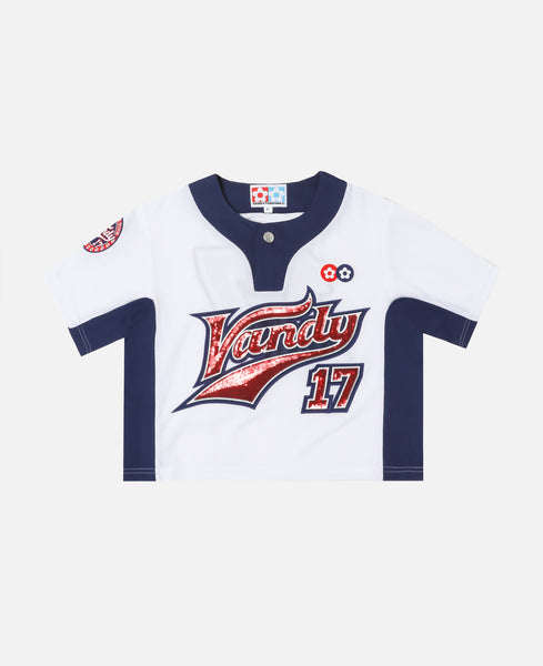 Vandy The Pink - Baby Baseball Jersey (Off-White) – JUICESTORE
