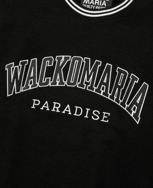 Wacko Maria - Heavy Weight Crew Neck Sweat Shirt (Type-1) (Black