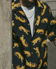 S/S Hawaiian Shirt (Type-8) (Black)