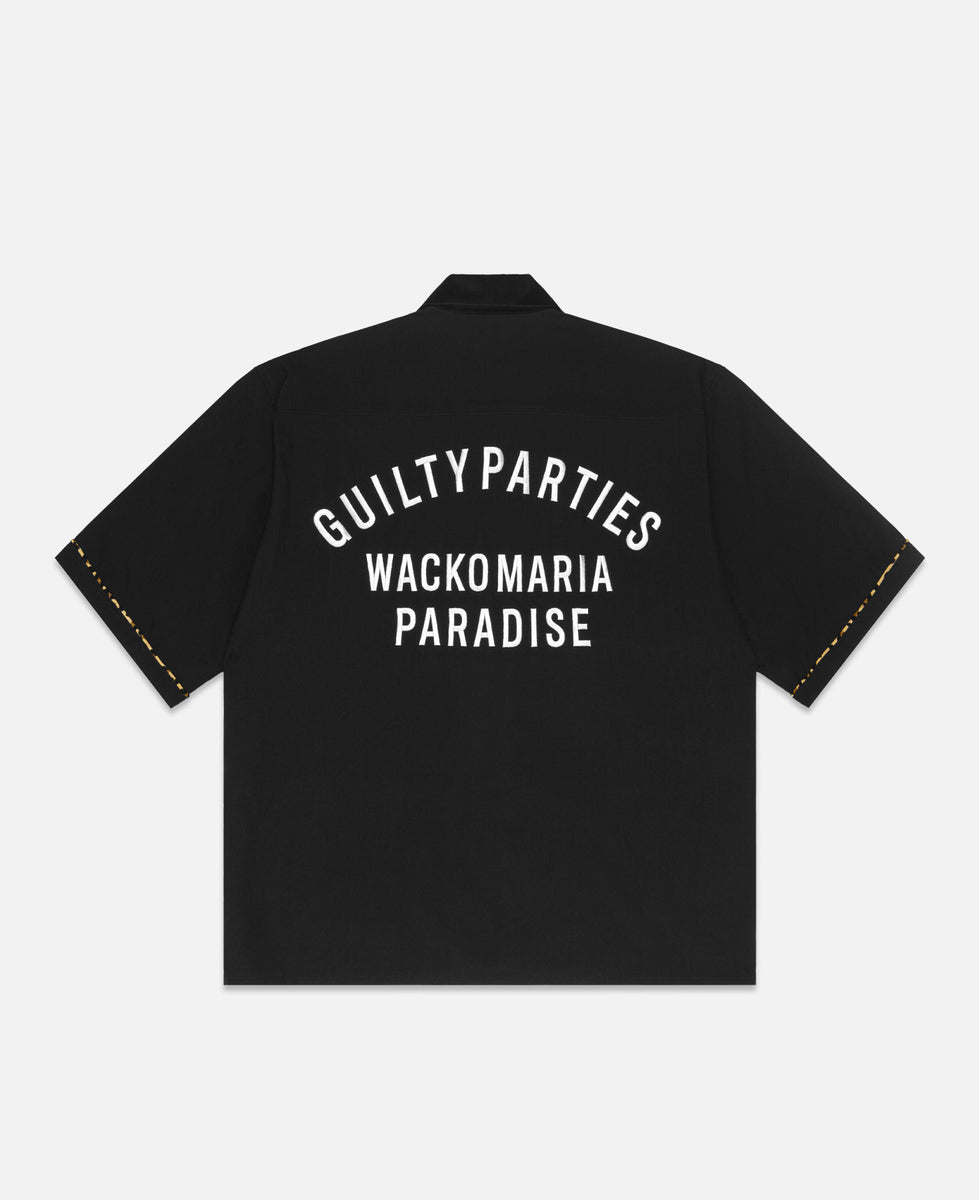 【新品】WACKO MARIA SWITCHING SHIRT BLACK Wacko Maria - S/S Switching Shirt (Black) – JUICESTORE