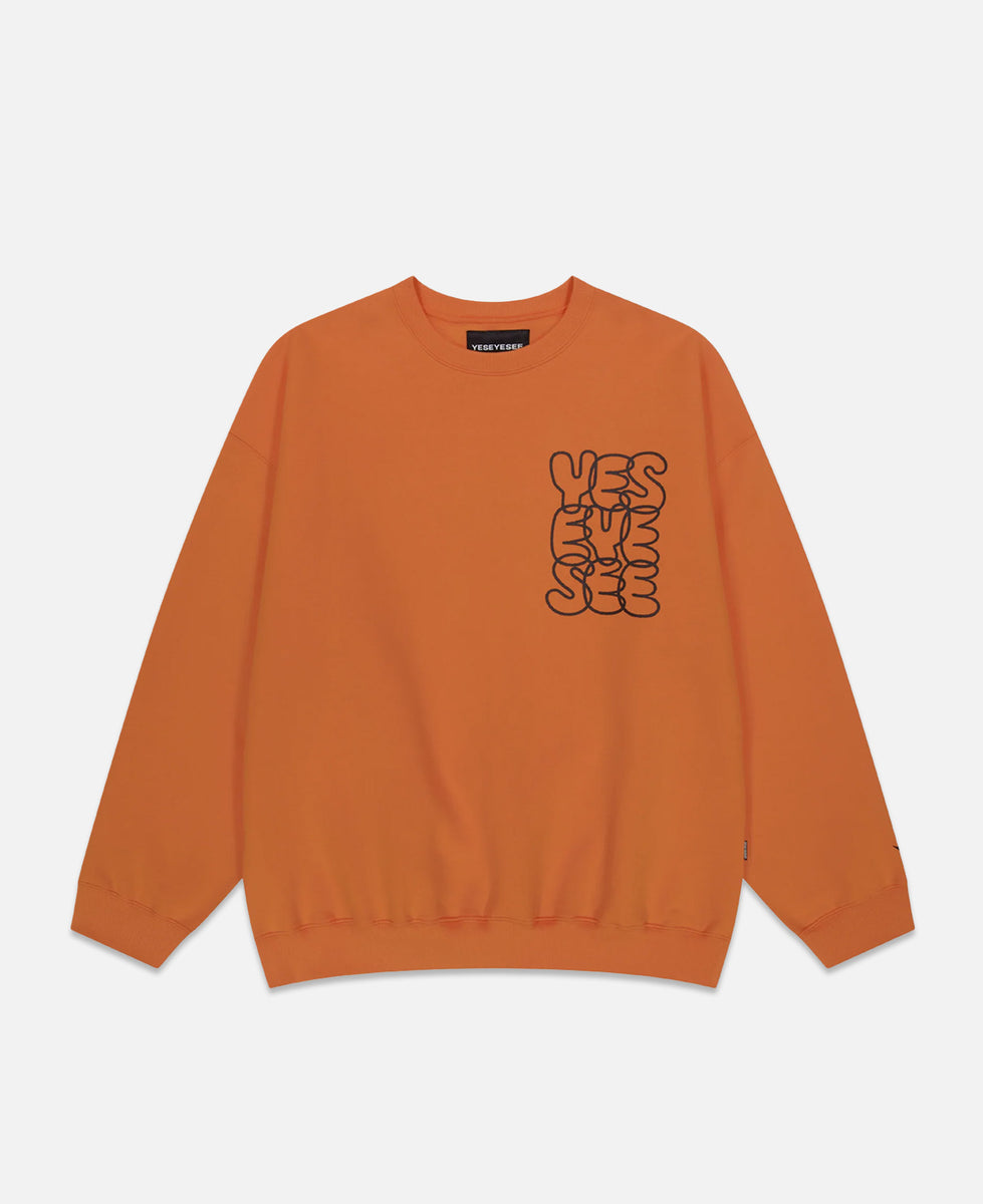 ☆YESEYESEE☆ CLogo Sweatshirt Orange Yeseyesee - C-Logo Sweatshirt (Orange) – JUICESTORE