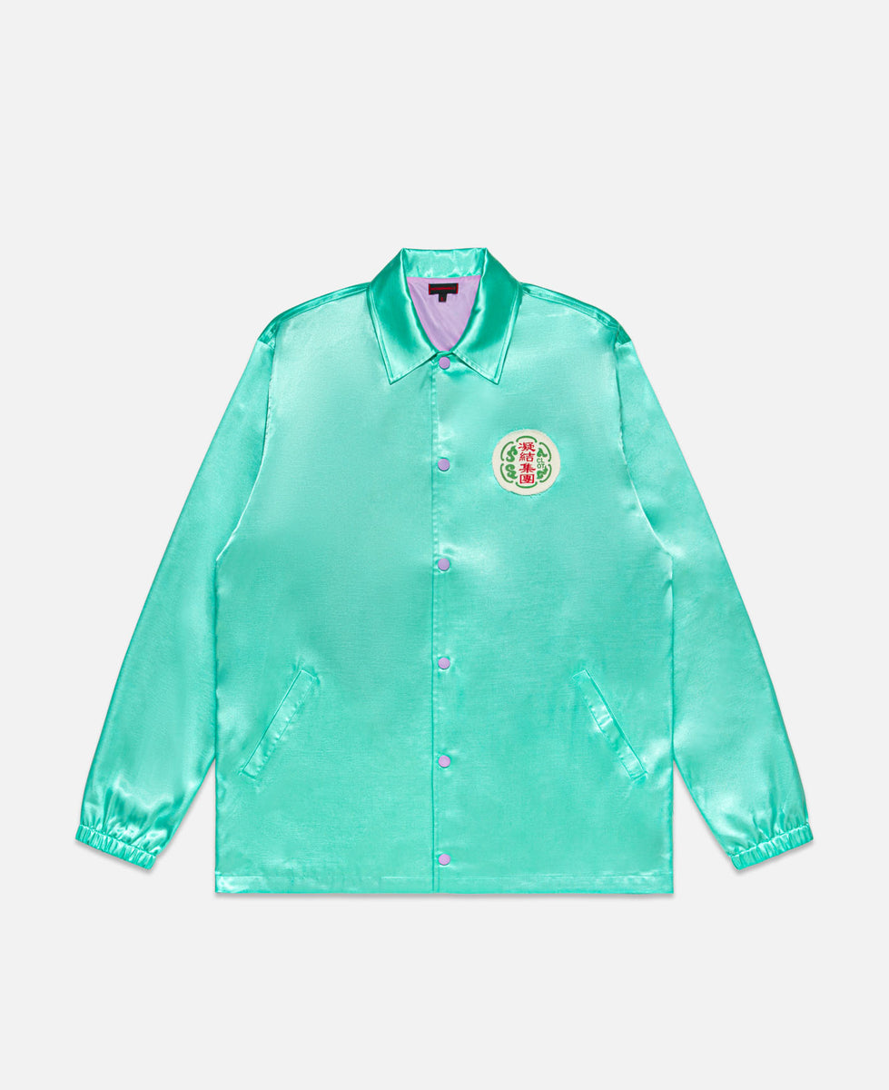 Satin Coach Jacket (Green)