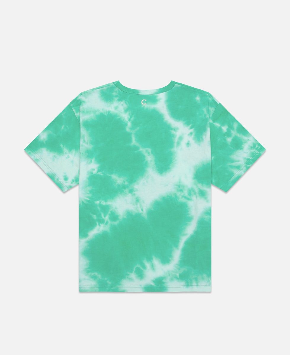 CLOTTEE Script Tie Dye T-Shirt (Mint)