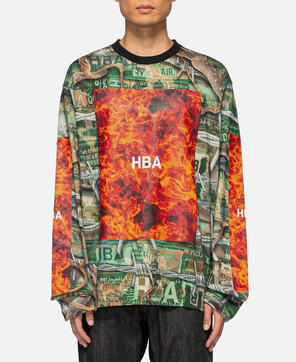 Hood By Air - Ablaze Box Camo L/S T-shirt (Green) – JUICESTORE