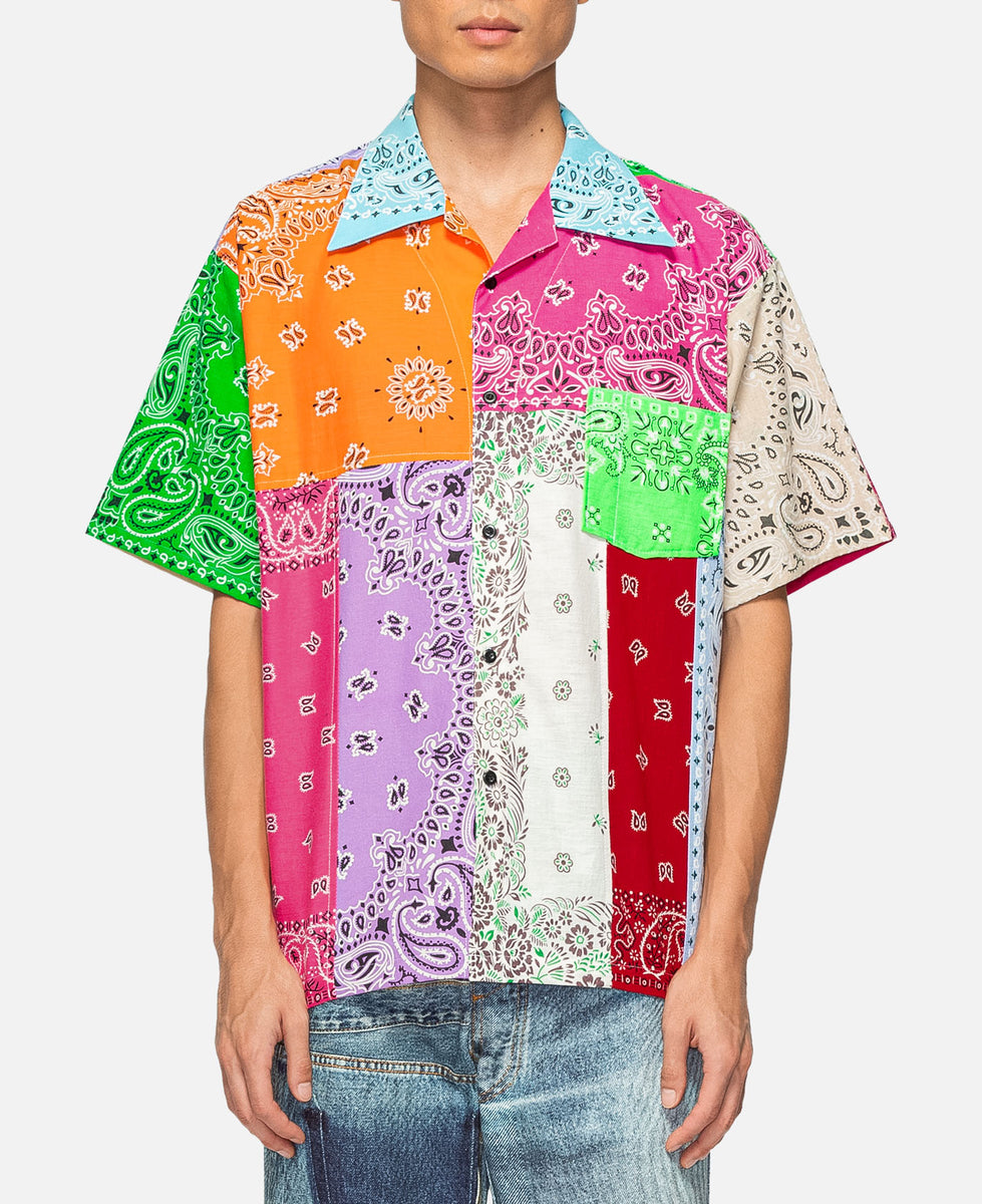 MIYAGIHIDETAKA - Paisley Pattern Bandana Shirt (Multi) – JUICESTORE