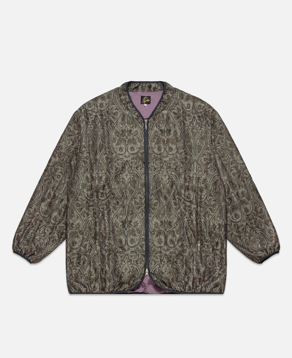 Needles Piping Quilt Jacket - Pe/W/R Lame Jq. (Khaki)