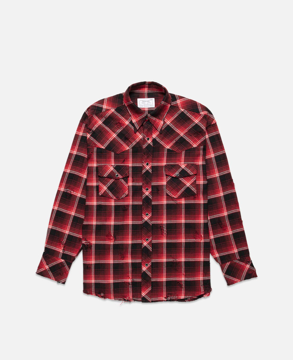 Rafu Western Shirt Red JUICESTORE rafu-western-shirt-red-juicestore