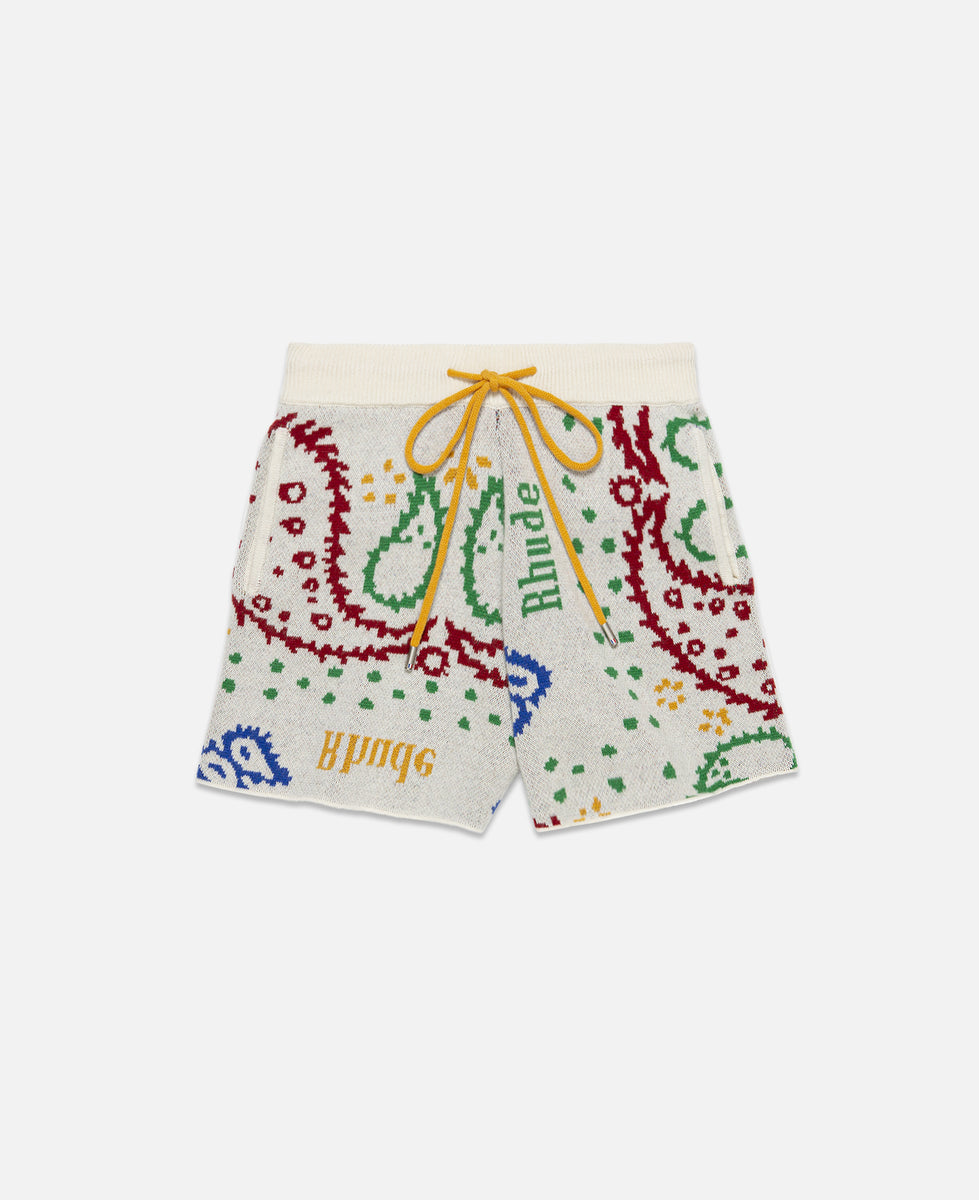 RHUDE MULTI COLOR BANDANA SHORTS – Enzo Clothing Store