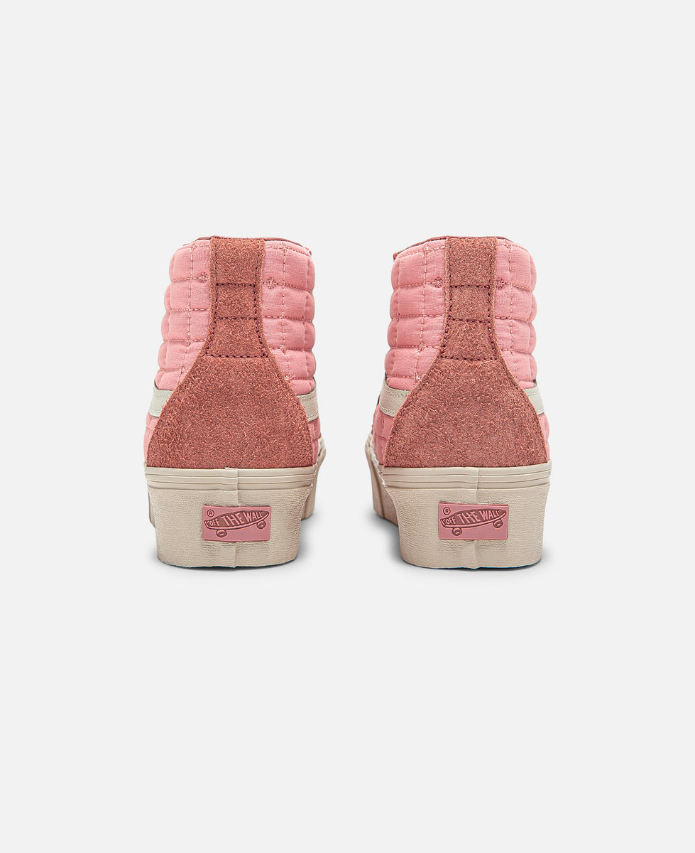 Vans sk8 hi outlet womens pink